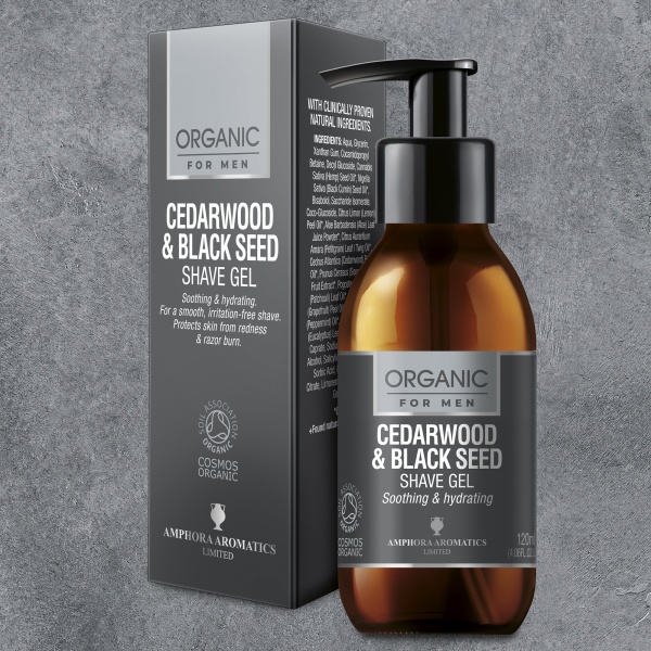 Amphora Aromatics Cedarwood and Black Seed Soothing Shave Gel  120 m